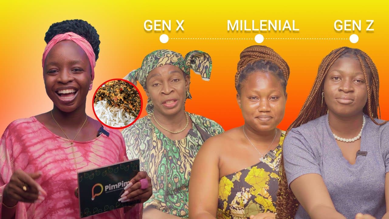 3 Generations Try Each Others Egusi Soup